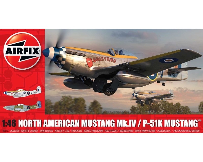 1/48 NORTH AMERICAN MUSTANG MK.IV/P-51K MUSTANG