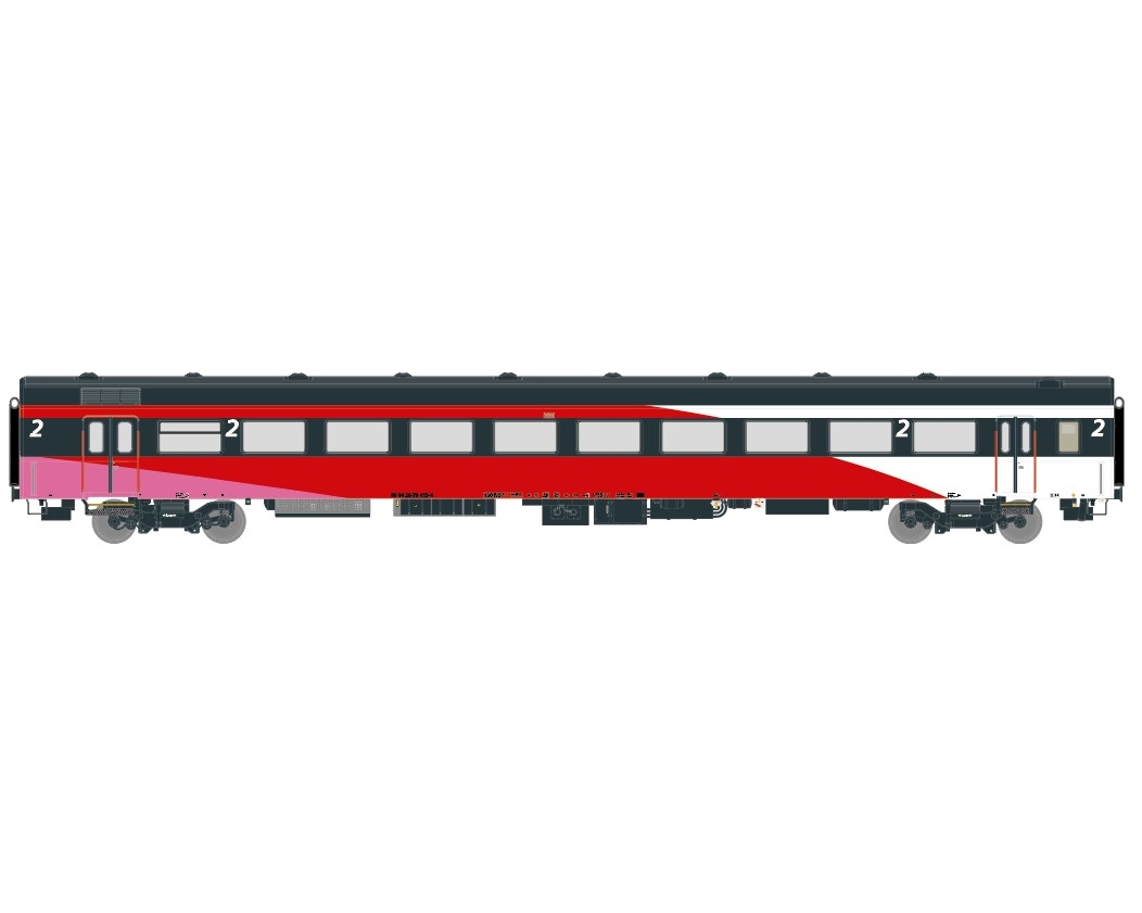 NS ICRm Fyra 1 (Amsterdam - Brussel) für die Hsl-Strecke eingesetzt Endwagen B(R