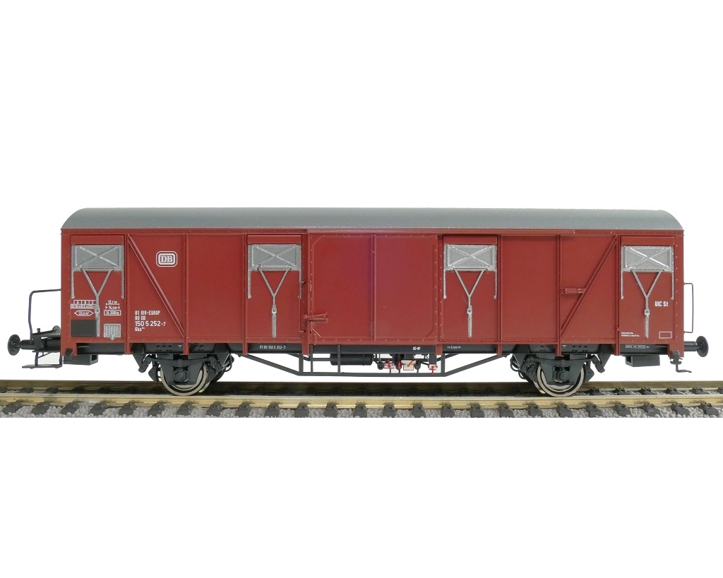 DB Gbs 254 Nr. 150 5 252 Güterwagen Bremserbühne mit DB Emblem Epoche Ivb