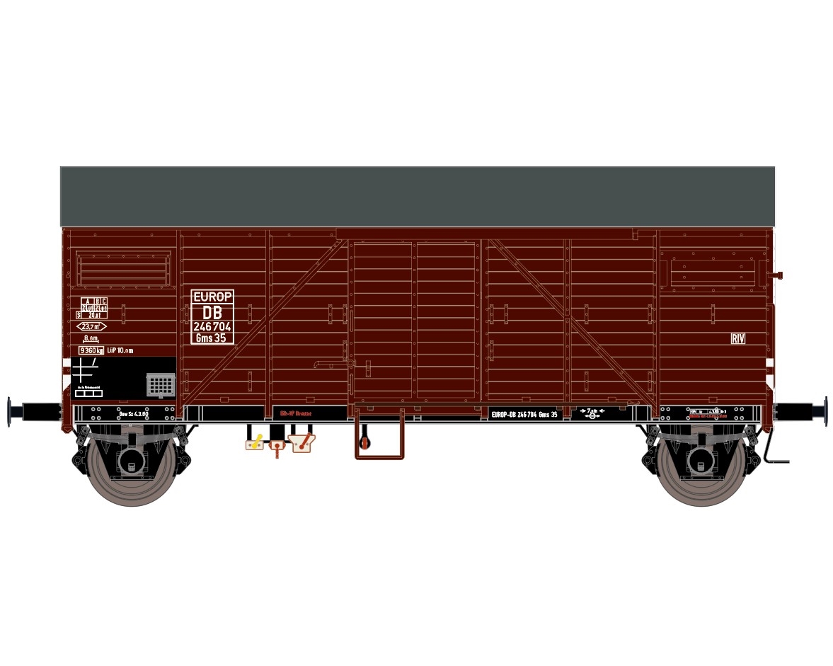 DB Bremen Gmhs35 EUROP Güterwagen