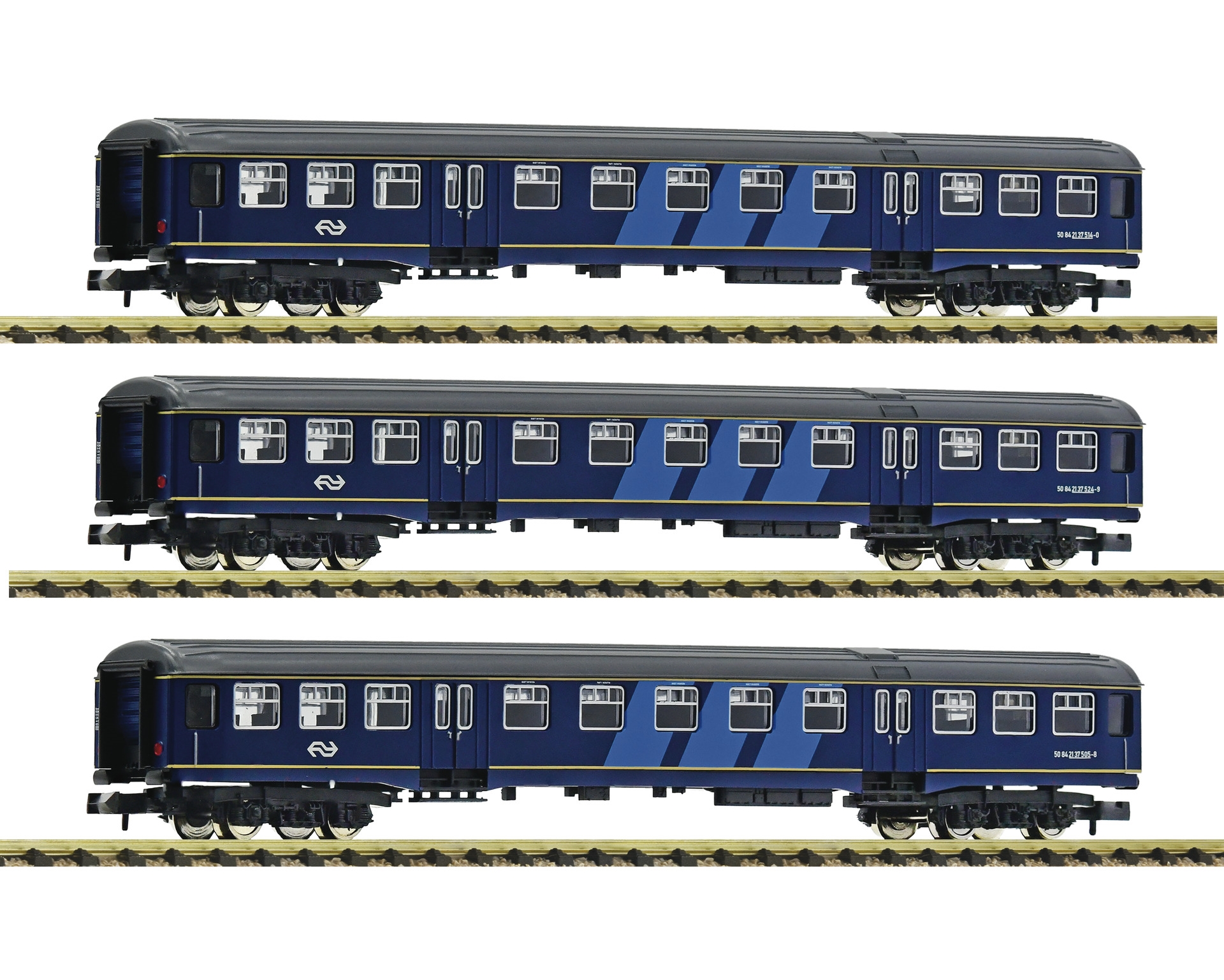 SET VAN 3 RIJTUIGEN PLAN W NS