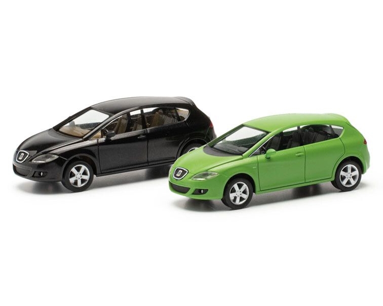 Seat Leon, zwart & groen (Minikit 2 st.)