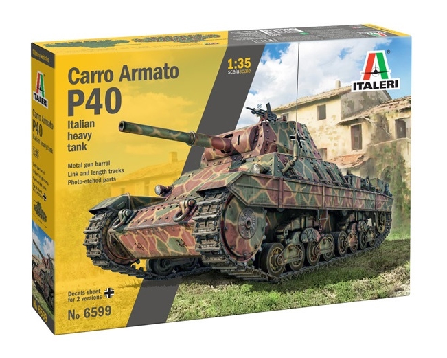 1/35 CARRO ARMATO P.40 ITALIAN HEAVY TANK