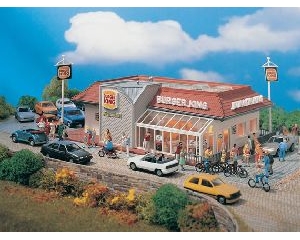 H0 Burger King-Schnellrestaur