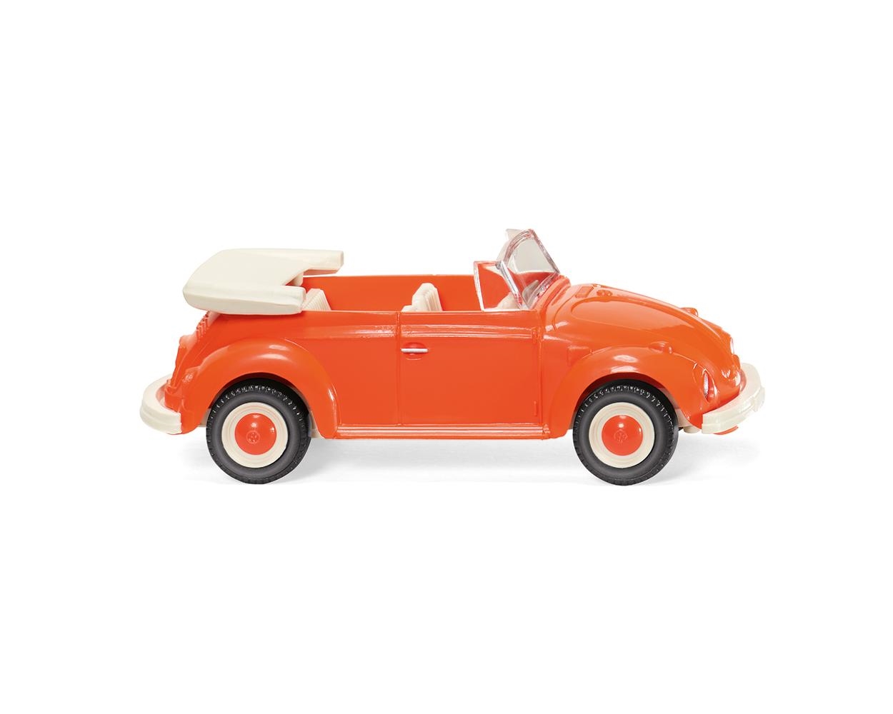 VW Kever cabrio Oranje