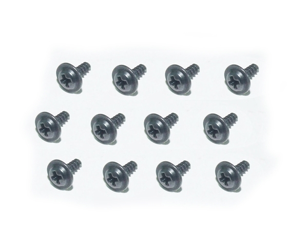 Flange Head Self Tapping screws 2.3X8mm (12pcs)